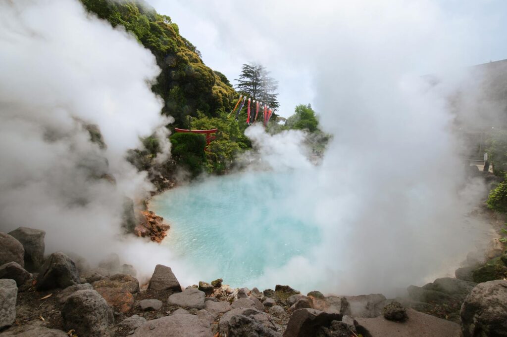 Steam from a Hot Spring