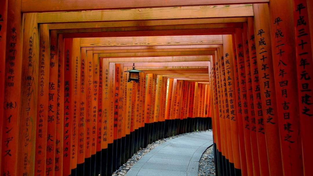 Torii gates in Fushimi Inari Taisha